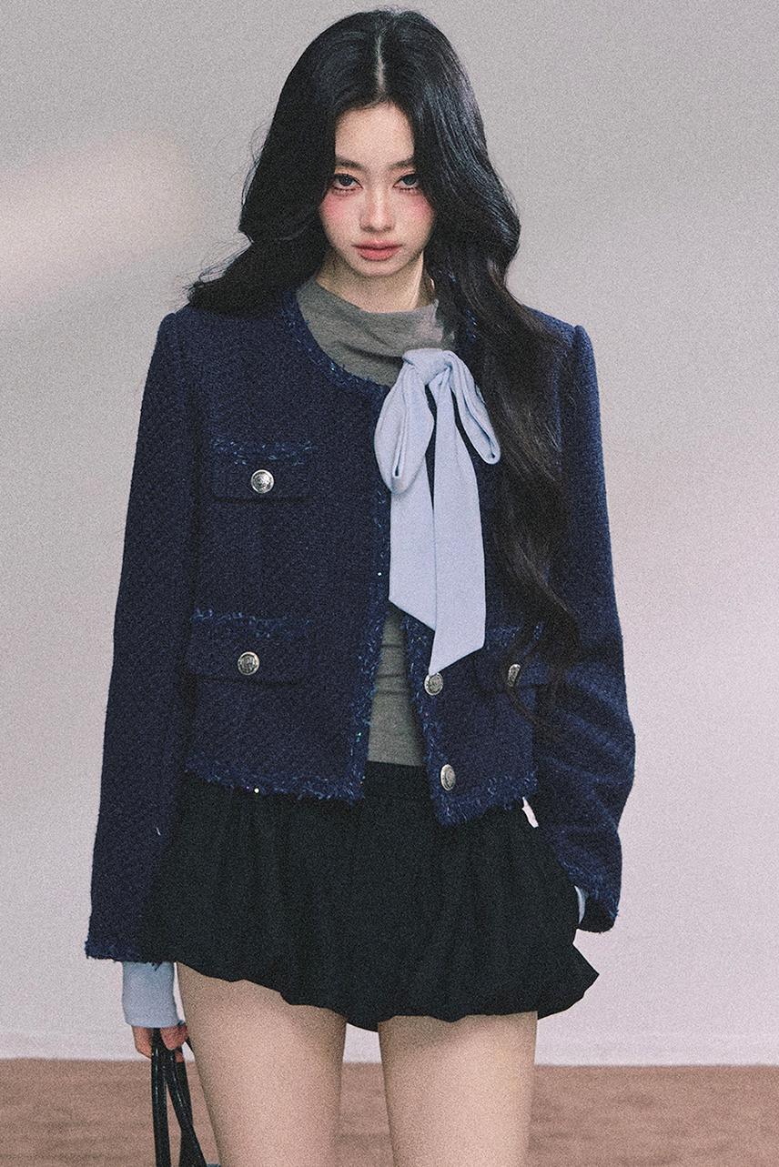 French Fragrance Tweed Jacket Set-Up