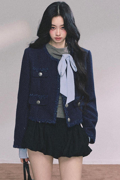 French Fragrance Tweed Jacket Set-Up