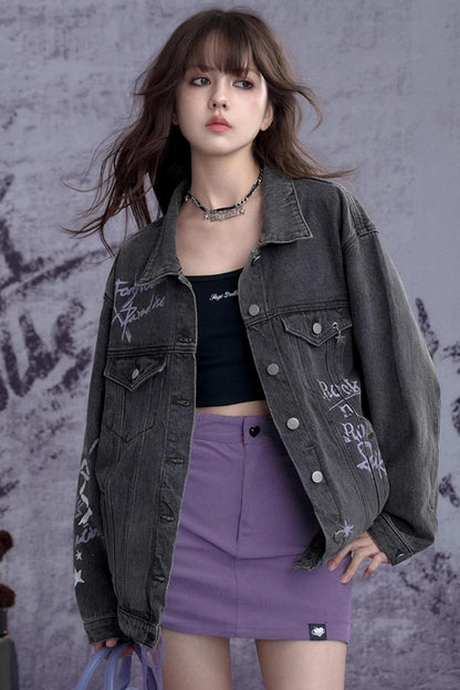 Street Art Denim Jacket