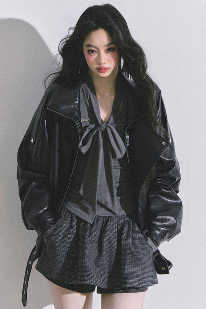 Minimalist Korean V-Neck Slim T-Shirt