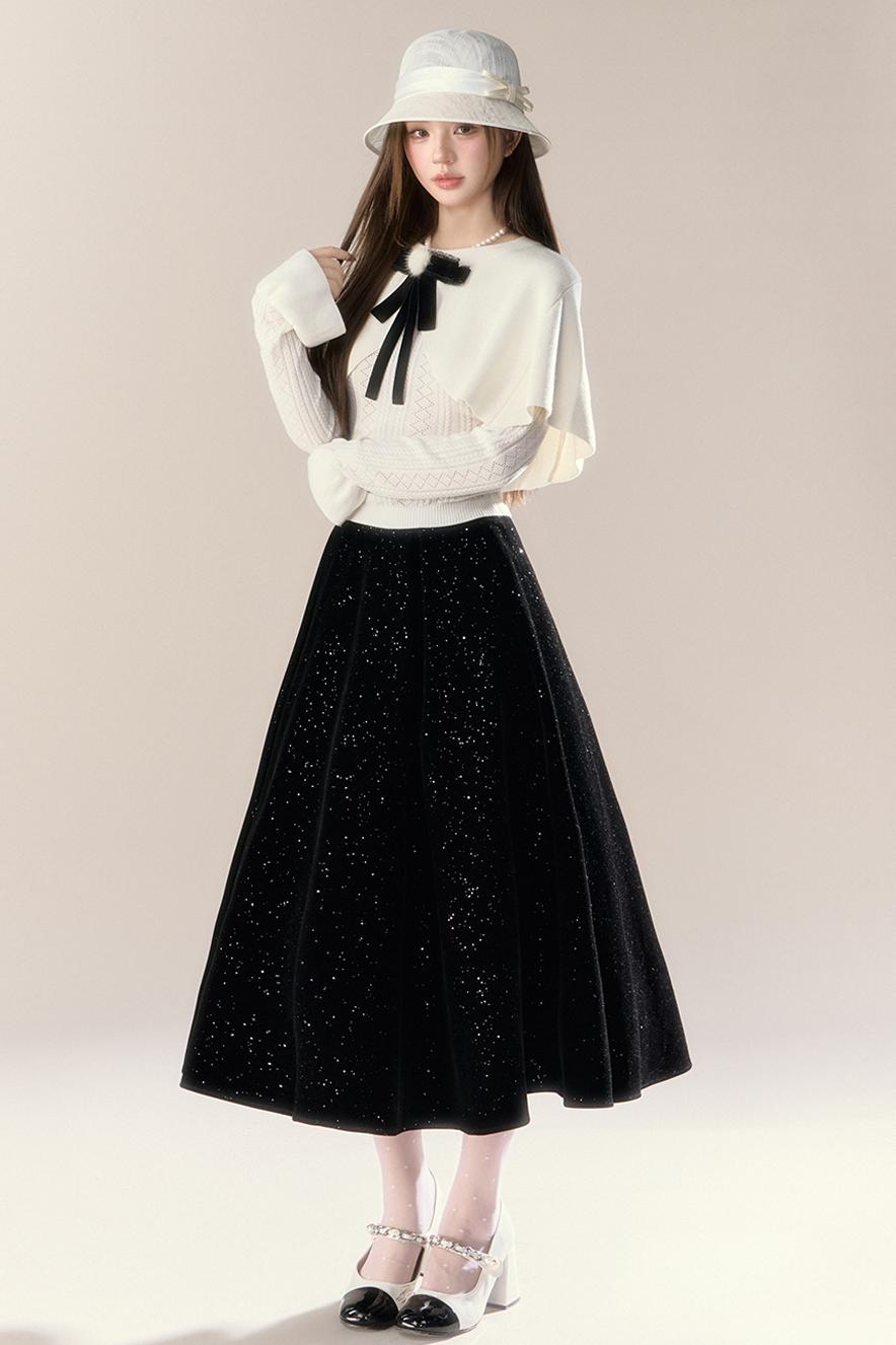 French Temperament Knit Two-Piece Set