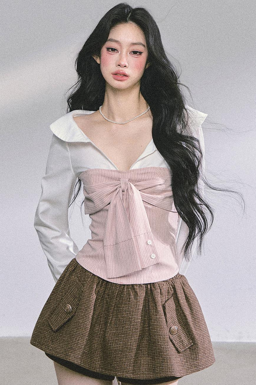 Slimming Striped Polo Shirt