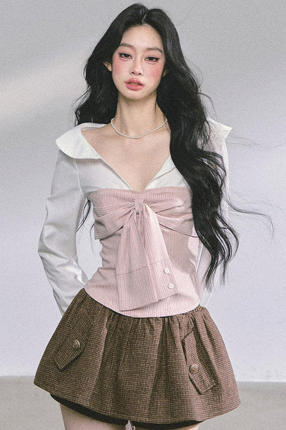 Slimming Striped Polo Shirt