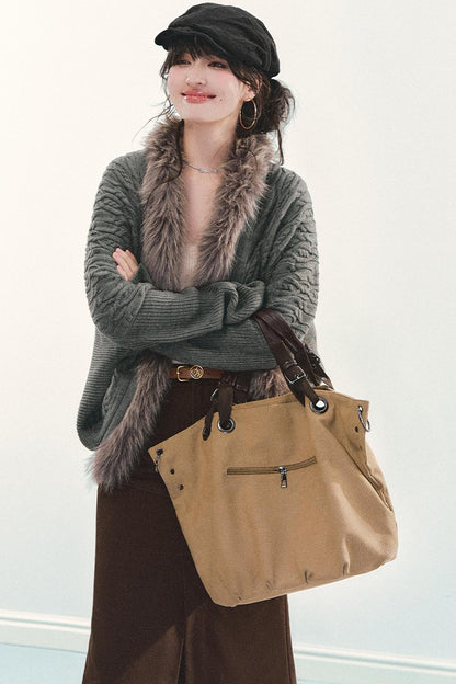 Vintage Cable Knit Jacket