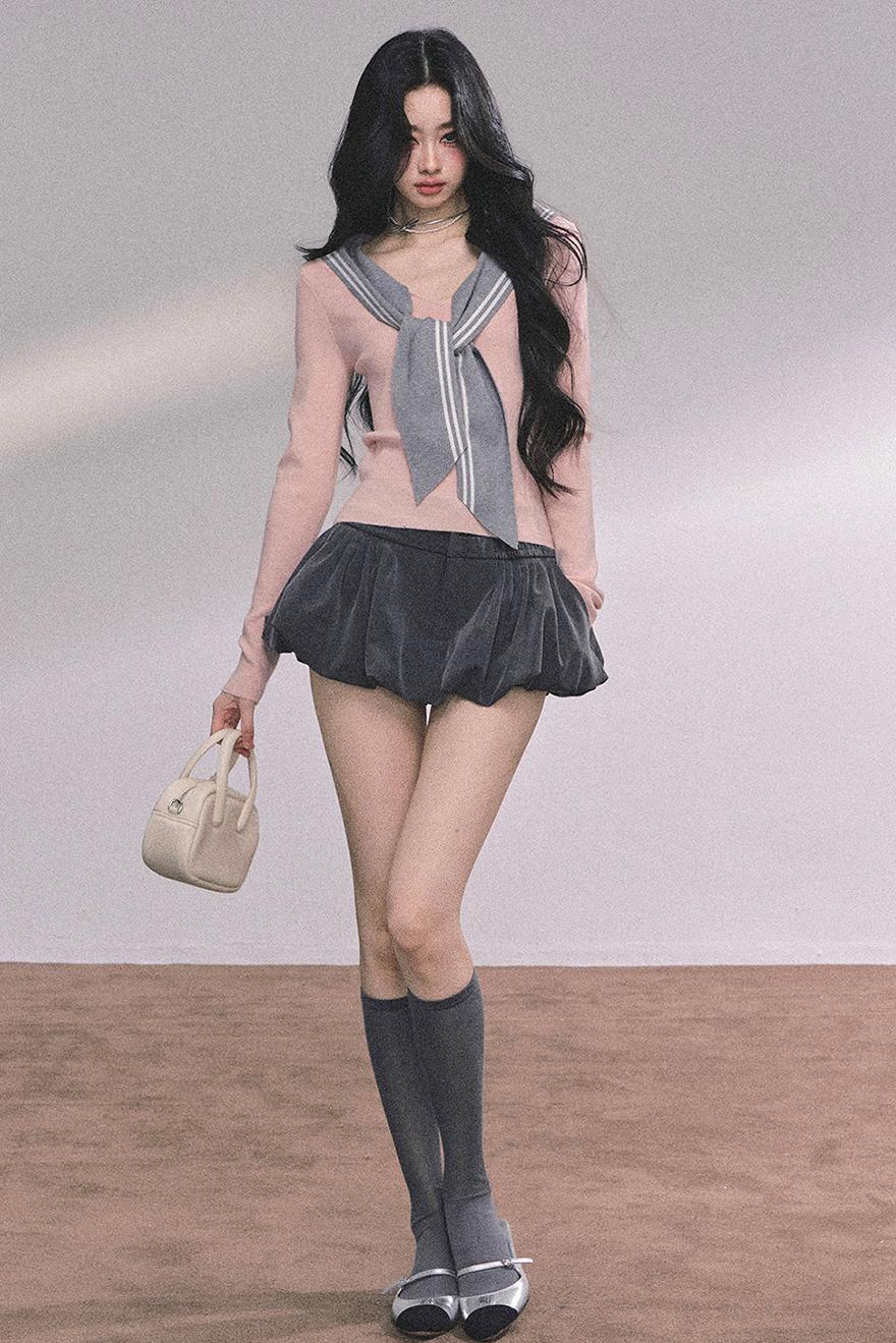 Slimming Pink Knitted Top