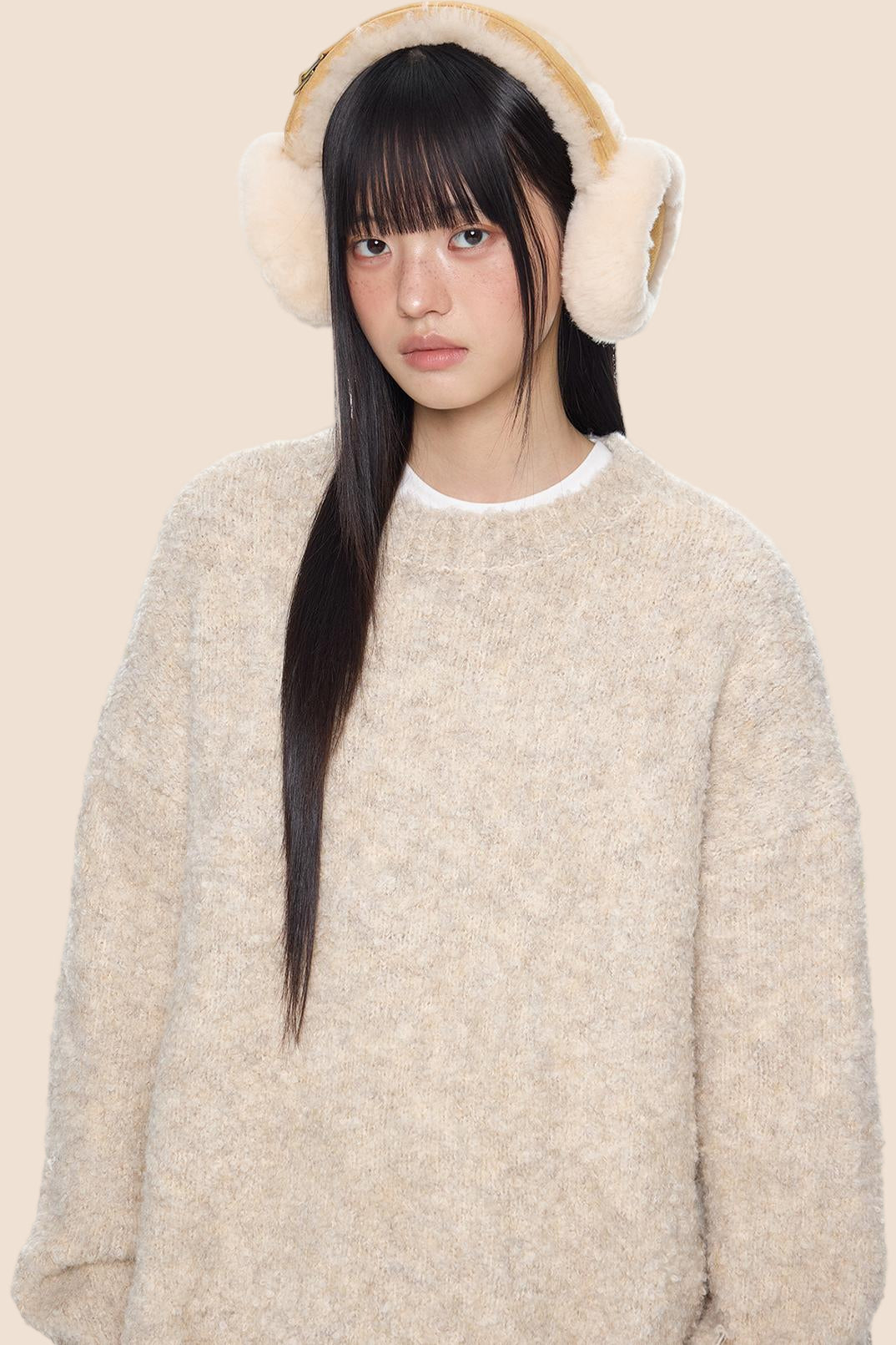 Vintage Knitted Crew Neck Sweater