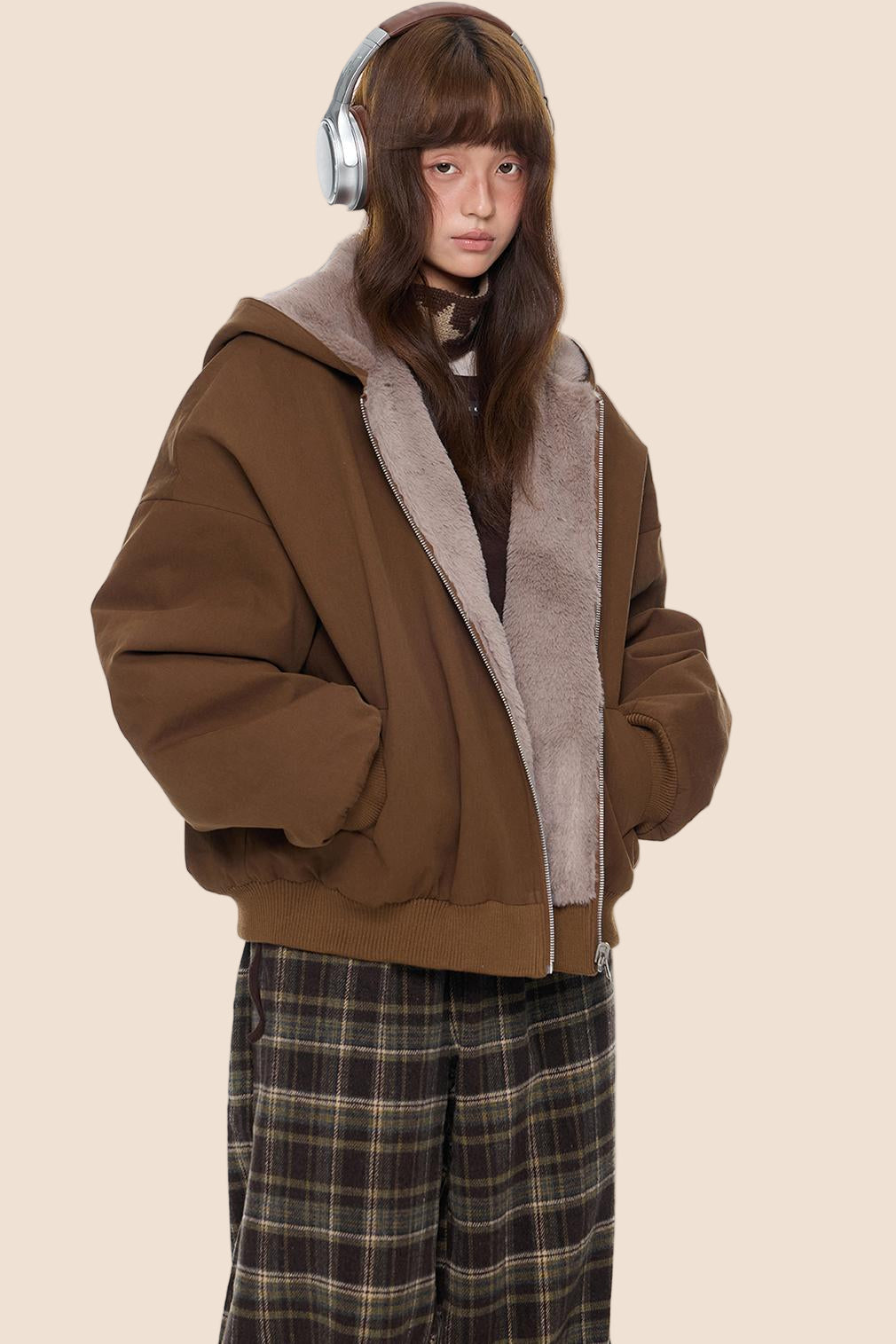 Cotton Retro Hooded Jacket