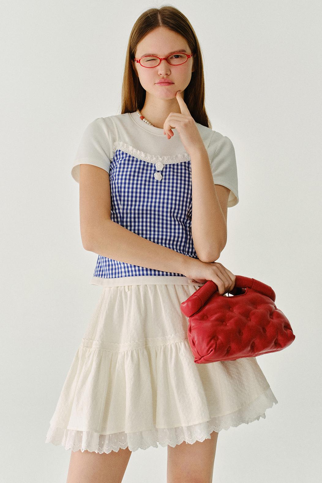 봄 레이스 캐미솔 탑 