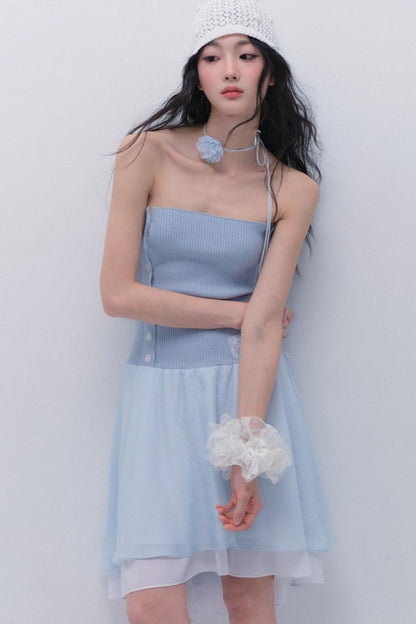 Moon Fall Bandeau Kleid 