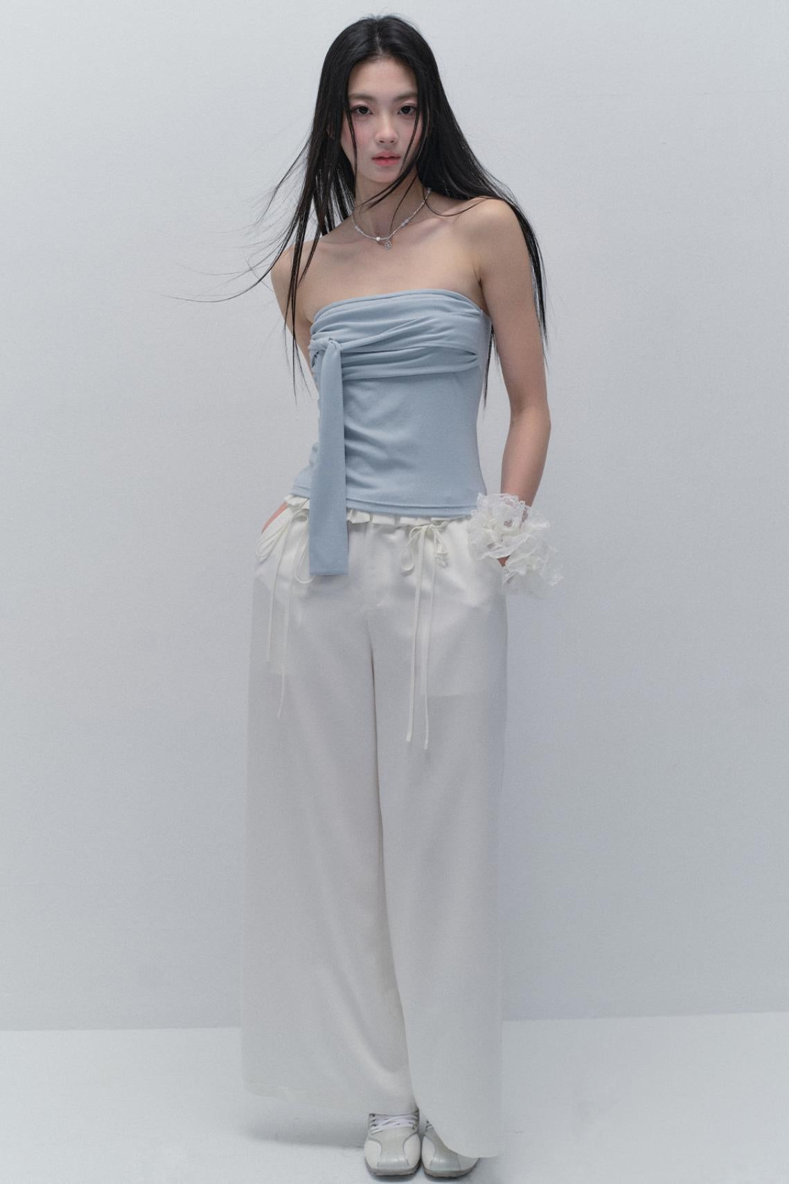 Relaxed Fit Mop Pants