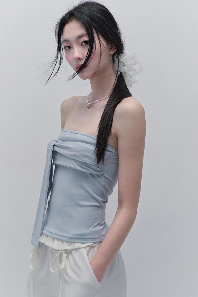 Seaside Bandeau Cropped Top