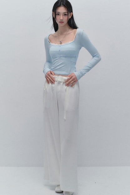 Falsches zweilagiges Basisshirt 