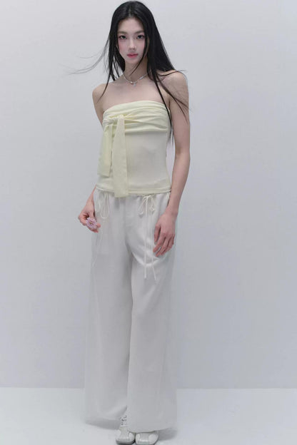 Seaside Bandeau Cropped Top