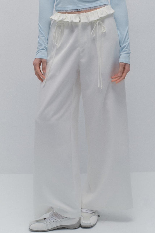 Relaxed Fit Mop Pants