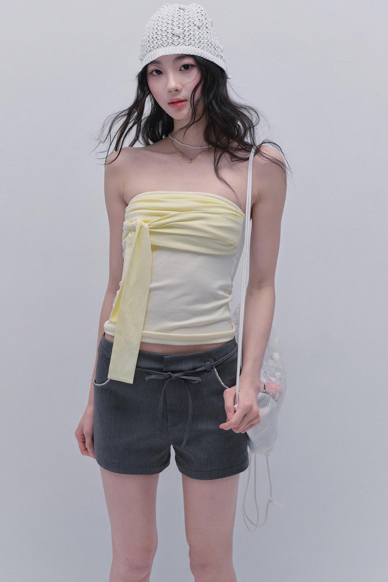 Seaside Bandeau Cropped Top