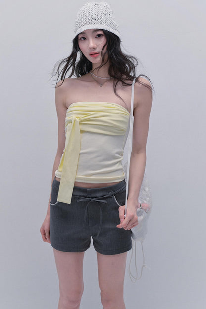 Seaside Bandeau Cropped Top