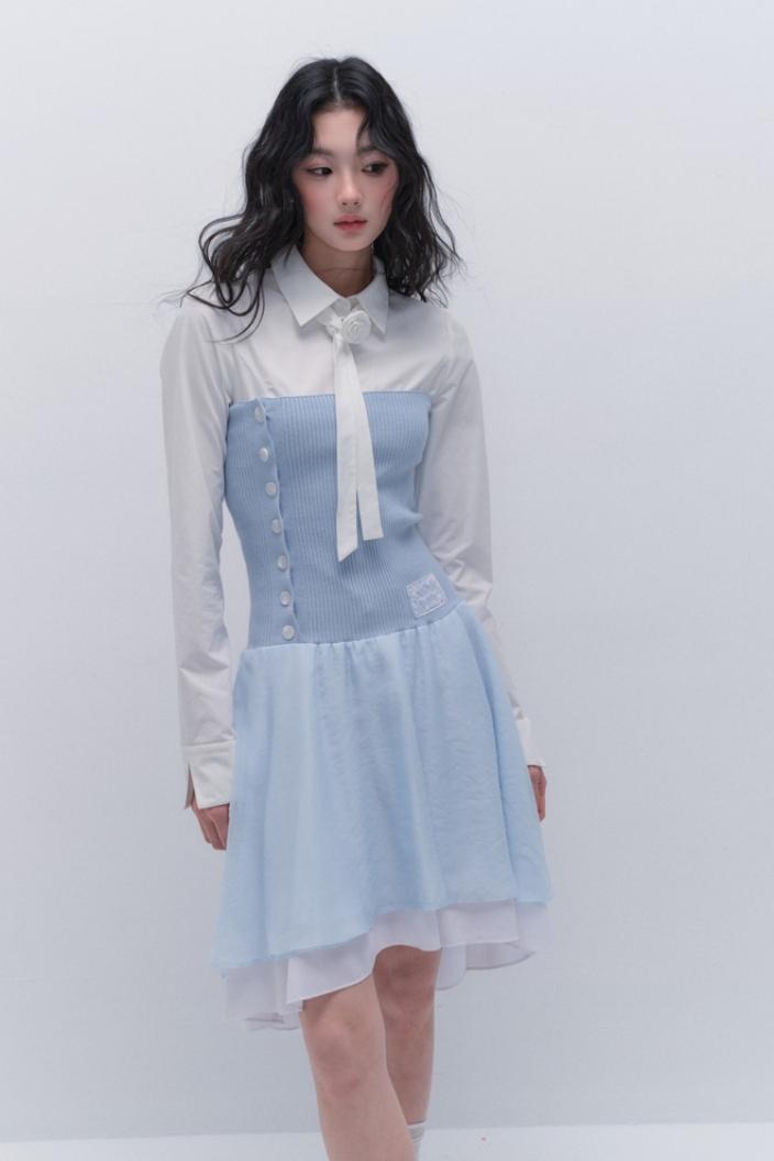 Moon Fall Bandeau Kleid 