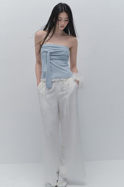 Relaxed Fit Mop Pants