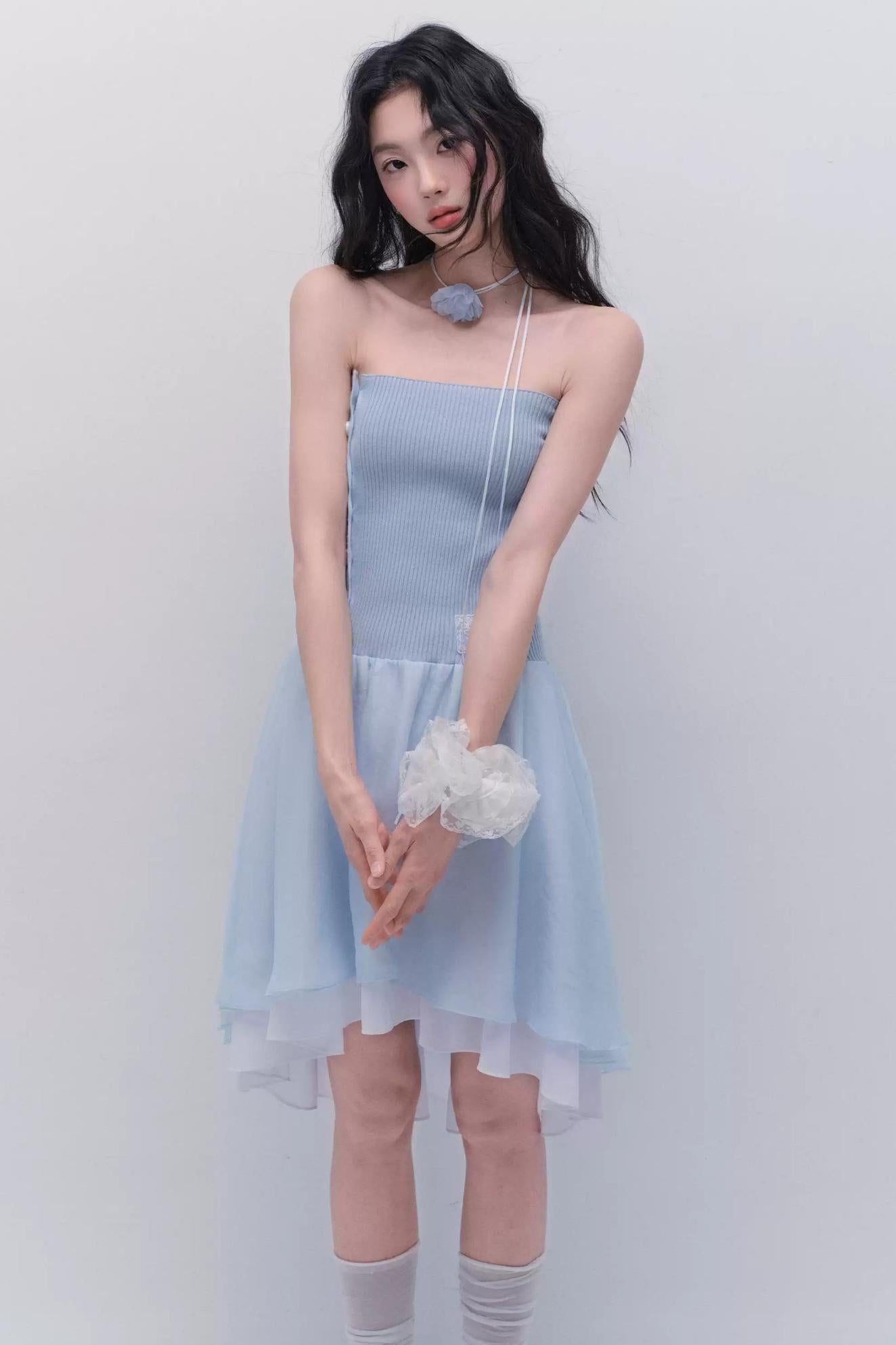 Moon Fall Bandeau Kleid 