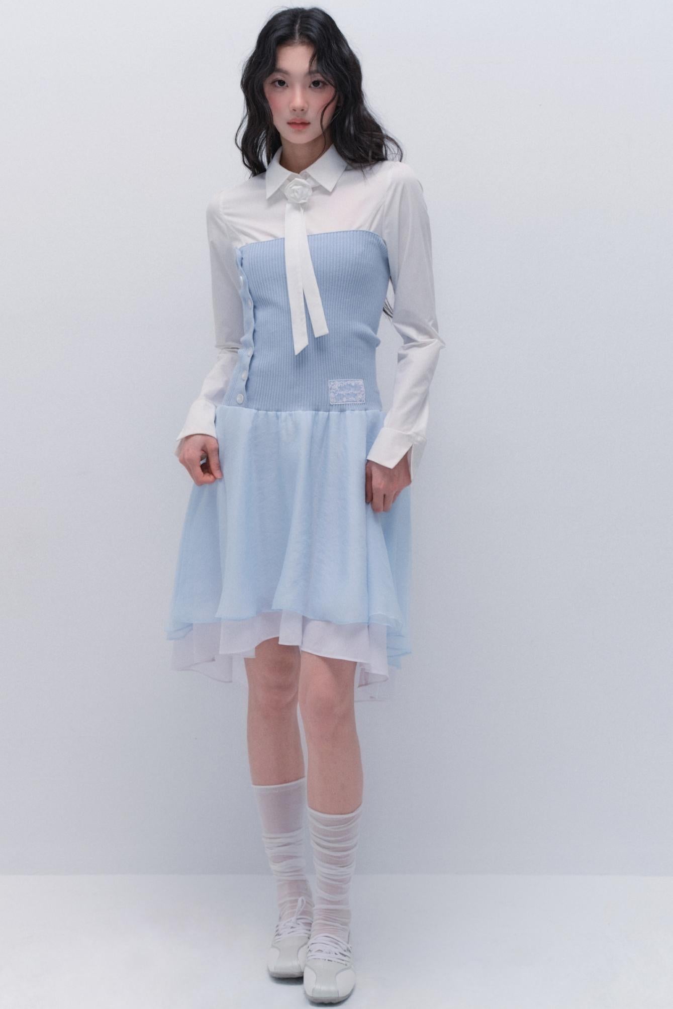 Moon Fall Bandeau Kleid 