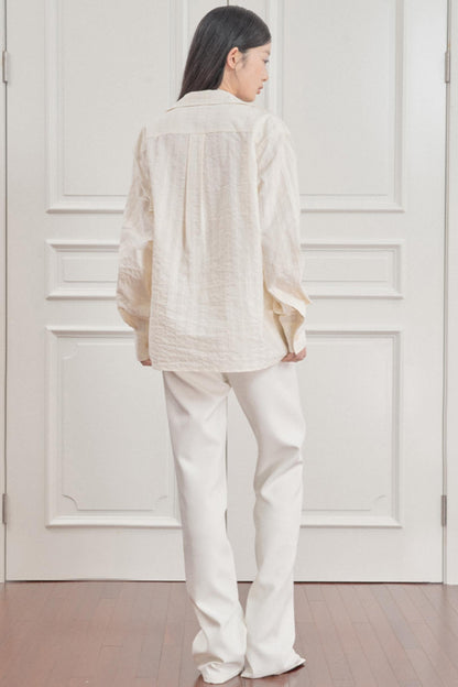 Wandering Blue Striped Blouse