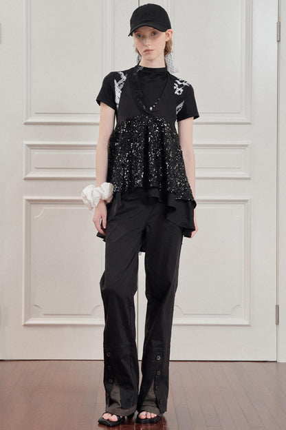 Blossom Silk Lace Tee