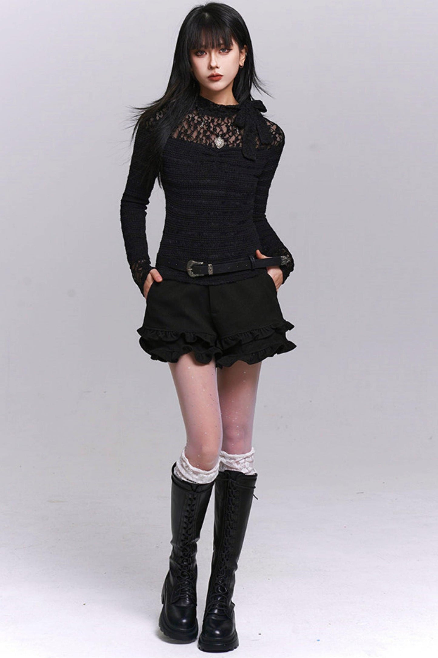 Lace Slim Fit Blouse