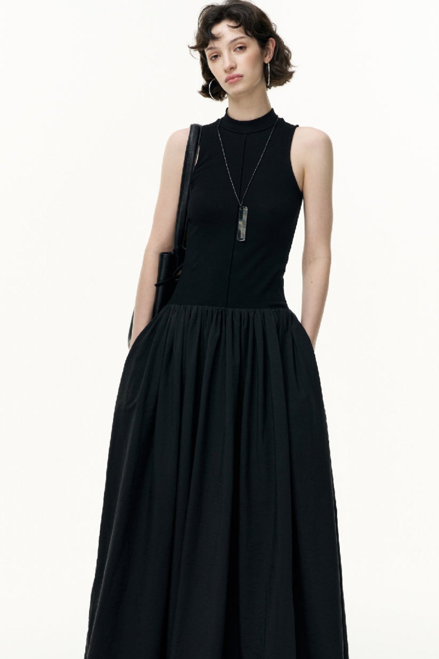 Shoulder Shirt Dress Set-Up