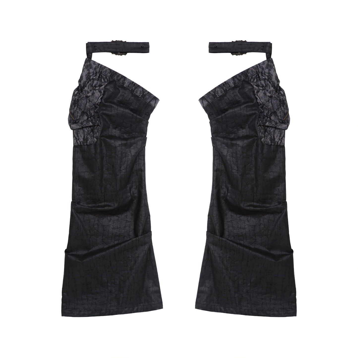 Retro Distressed Slim Shorts & Socks Set-Up