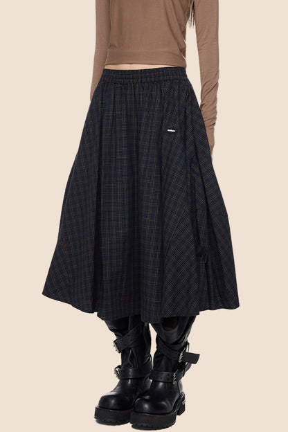 Retro Vintage Midi Skirt