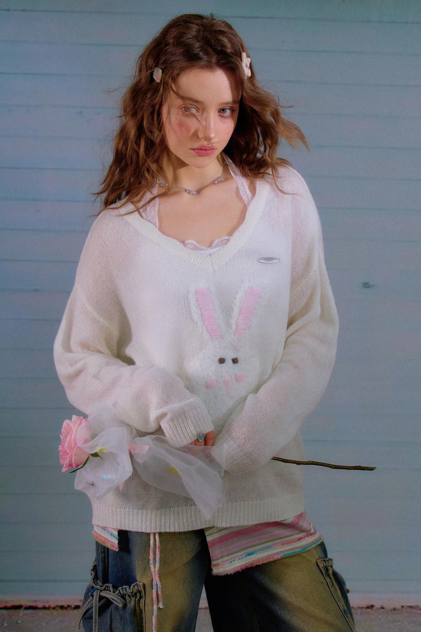 Semi-Sheer Sleeve Top