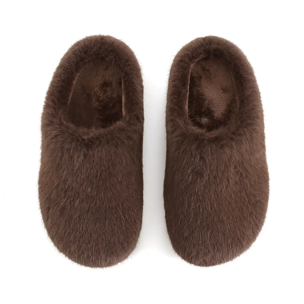 Retro Plush Winter Slippers