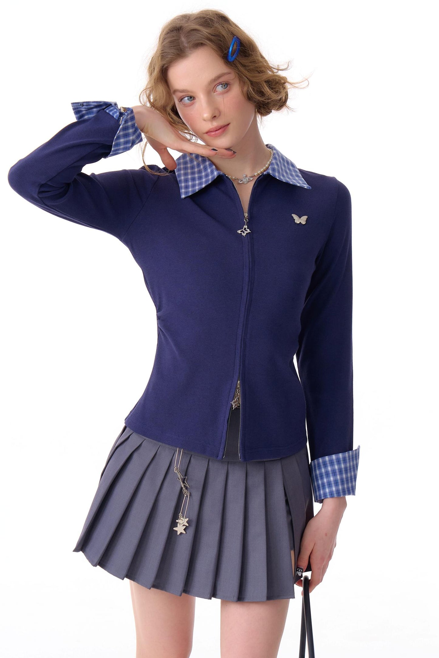 American Luxury Dark Blue Shirt