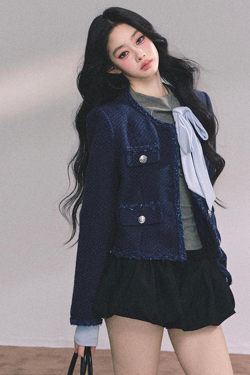 French Fragrance Tweed Jacket Set-Up