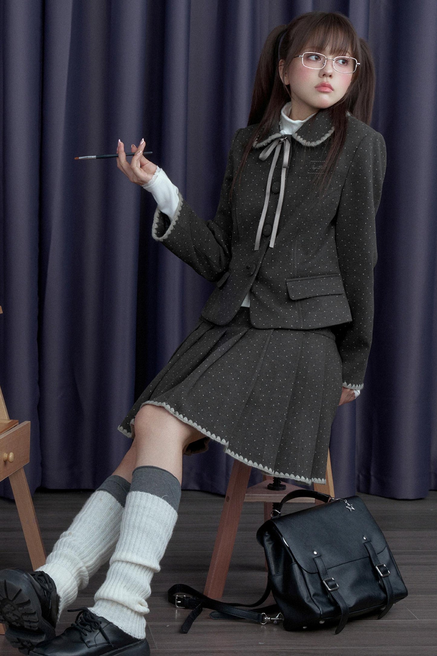 Sweet Dot Tweed Set-Up