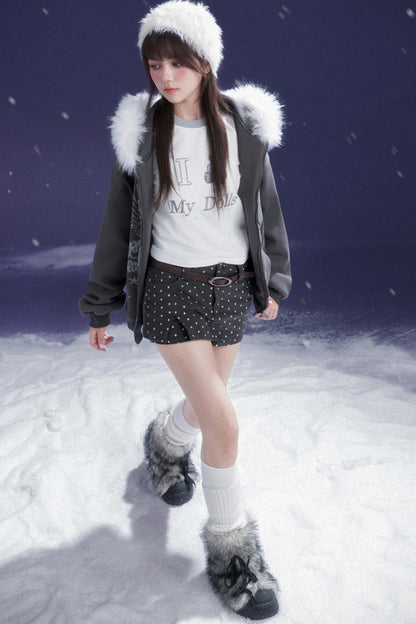 Corduroy Culotte Pants