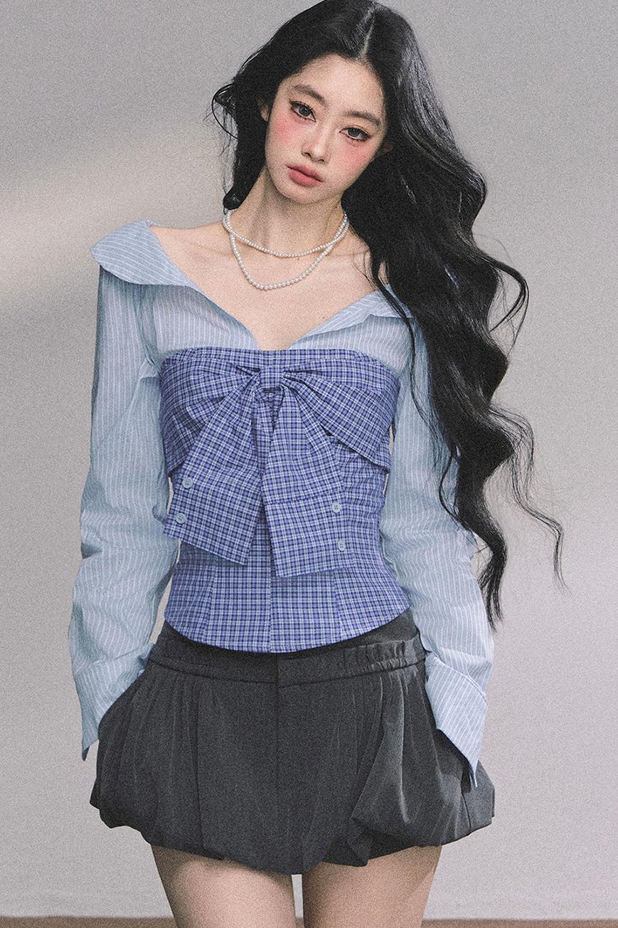 Slimming Striped Polo Shirt