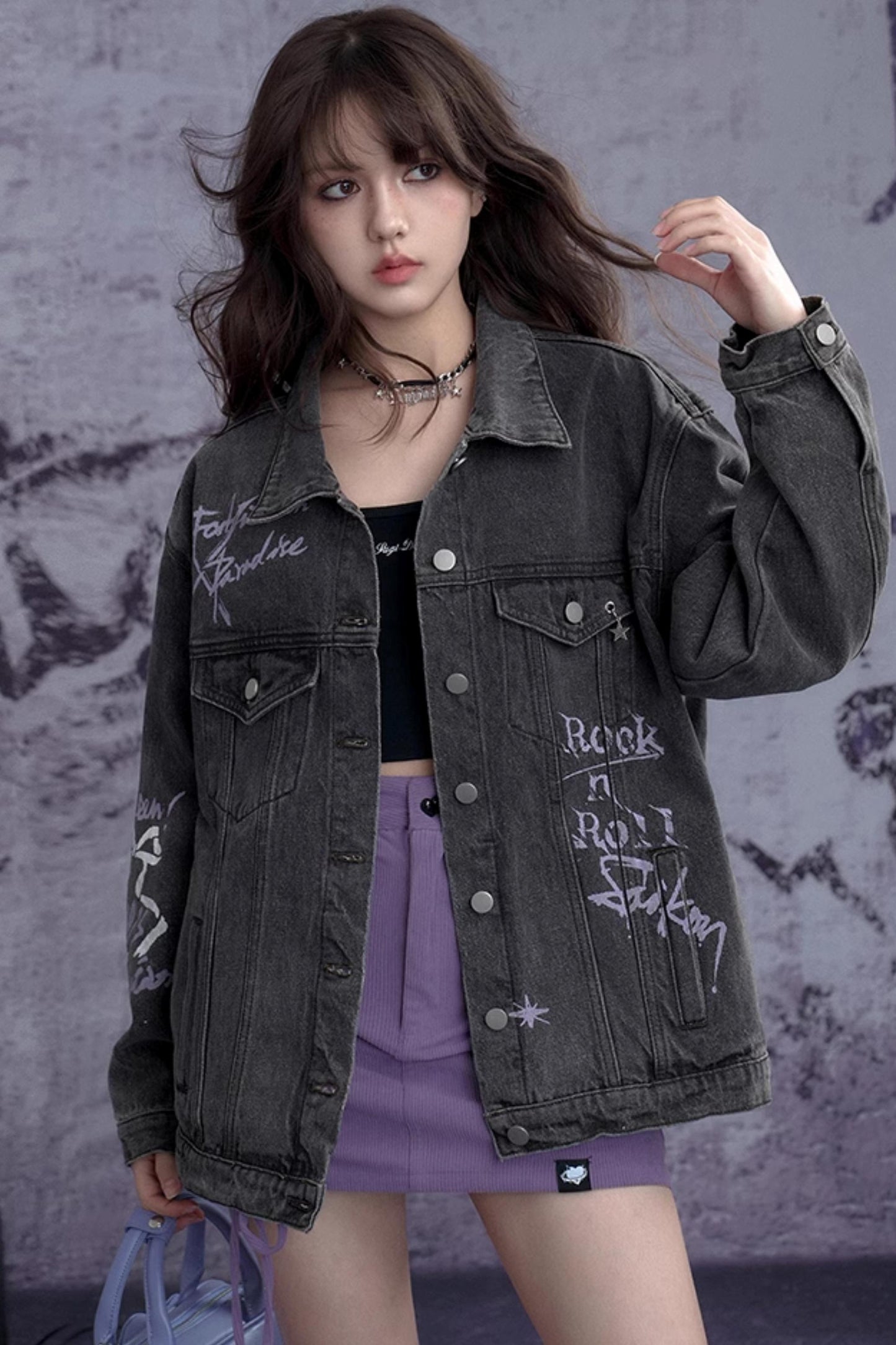 Street Art Denim Jacket