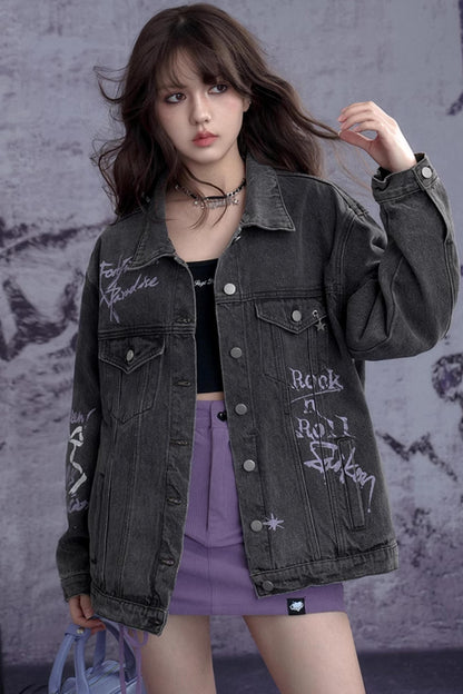 Street Art Denim Jacket