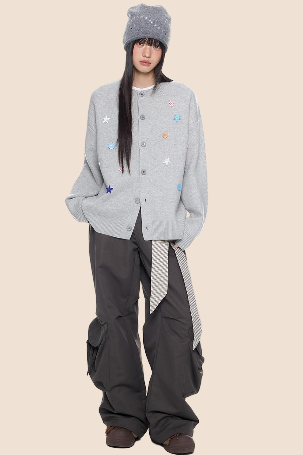 Knitted Cardigan Sweater