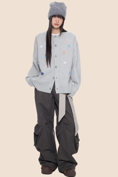 Knitted Cardigan Sweater