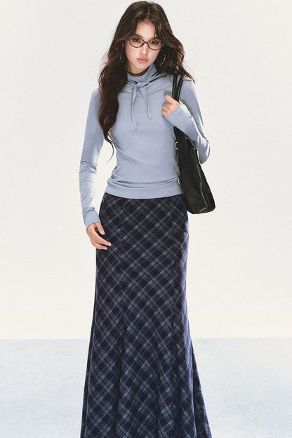 Plaid Mermaid Skirt