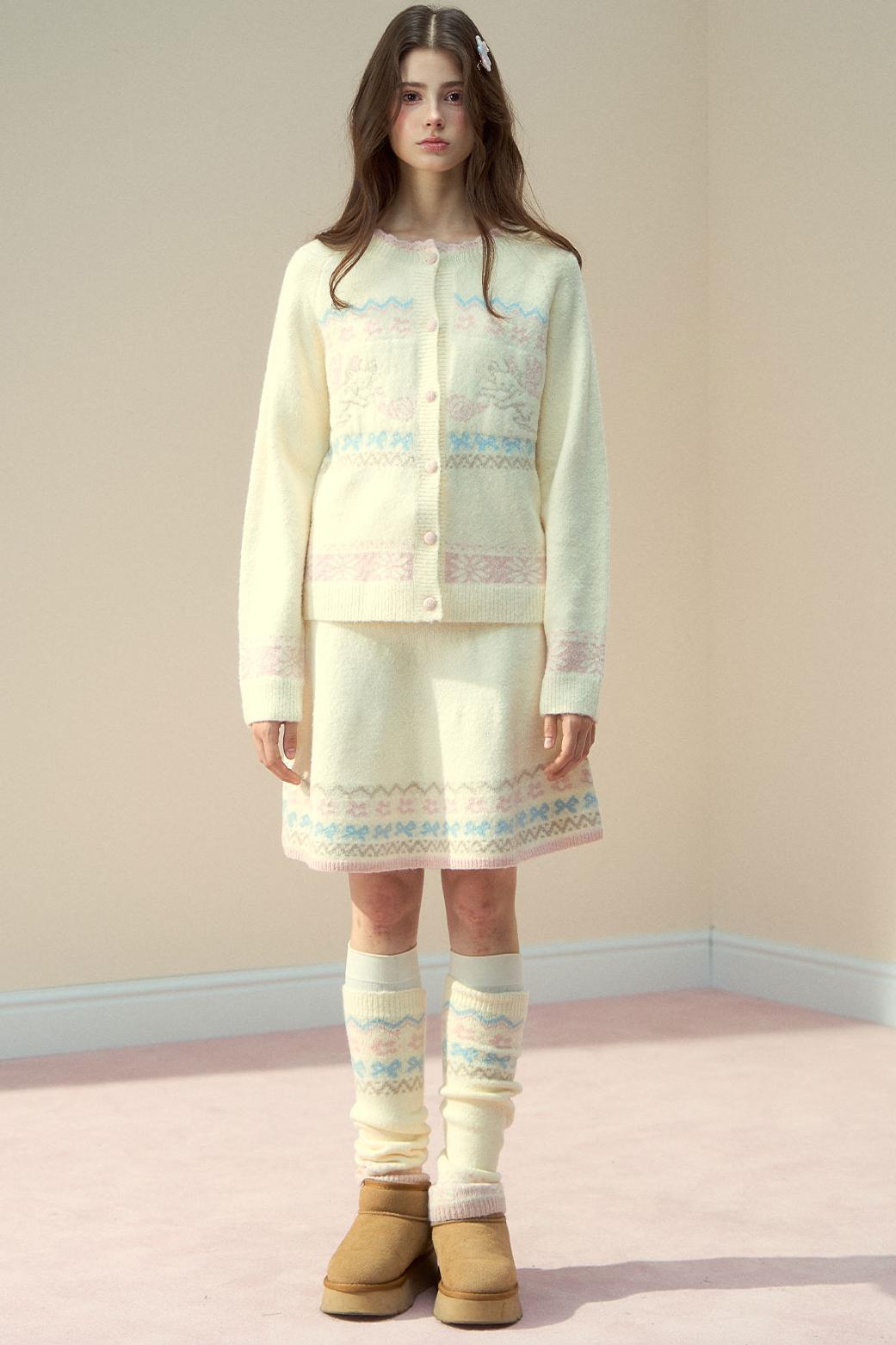 Vintage Fair Knitted Jacket Set-Up