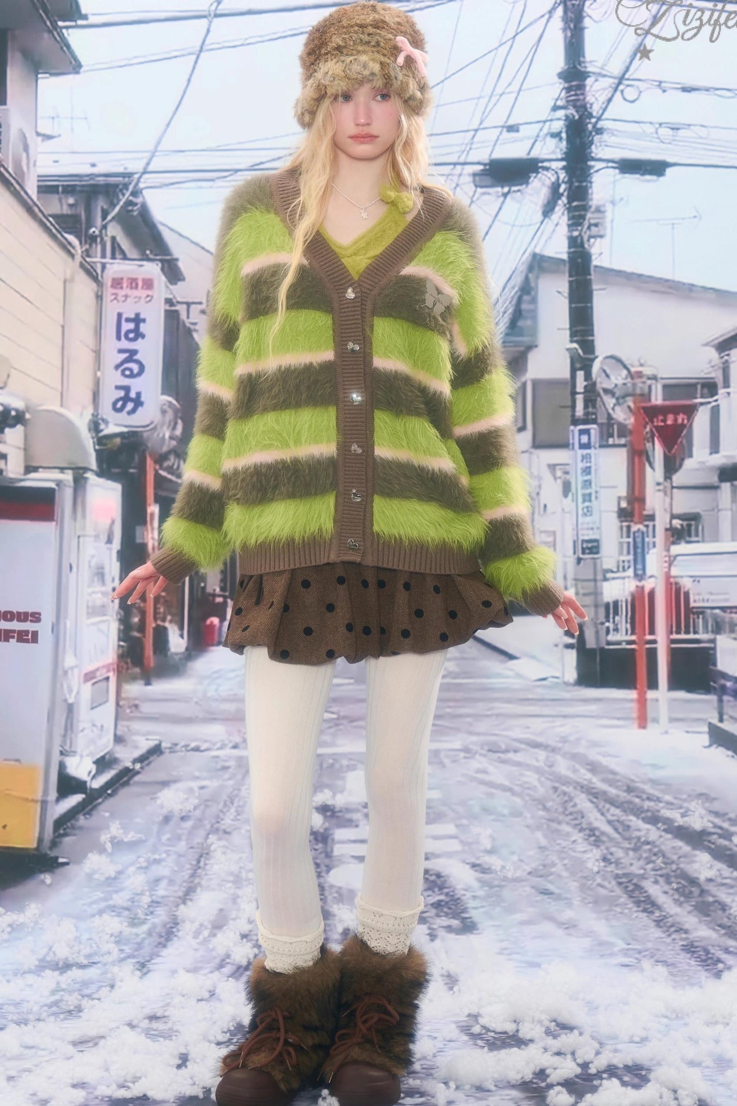 Retro Polka Dot Skirt