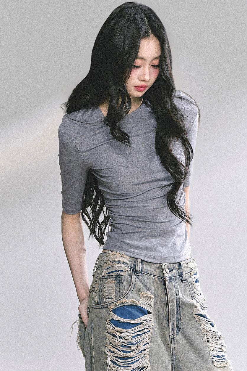 Autumn Butterfly Lace T-shirt