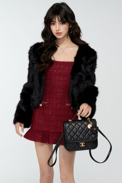 Red Chanel Princess Dress Set-Up