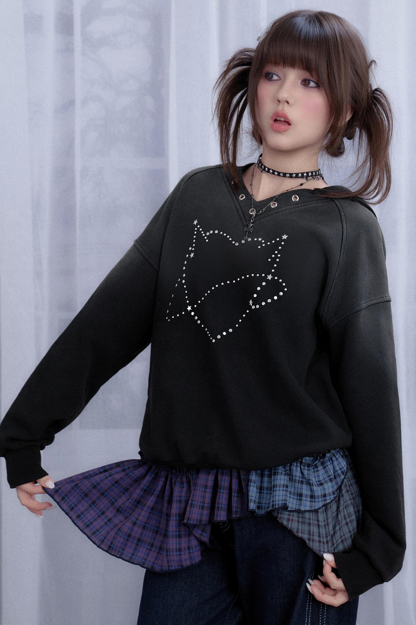 Black Diamond Hooded Sweatshirt Set-Up