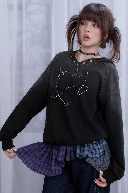 Black Diamond Hooded Sweatshirt Set-Up