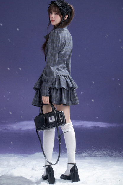 Twilight Plaid Dress