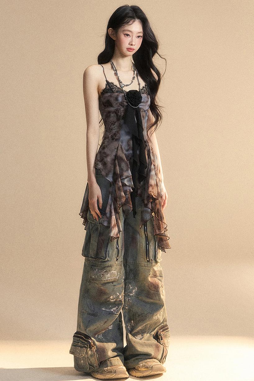 Chic Wide-Leg Work Trousers